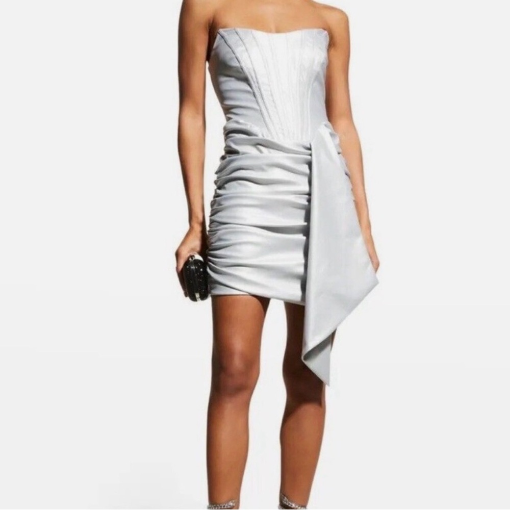 Silver Corset dress